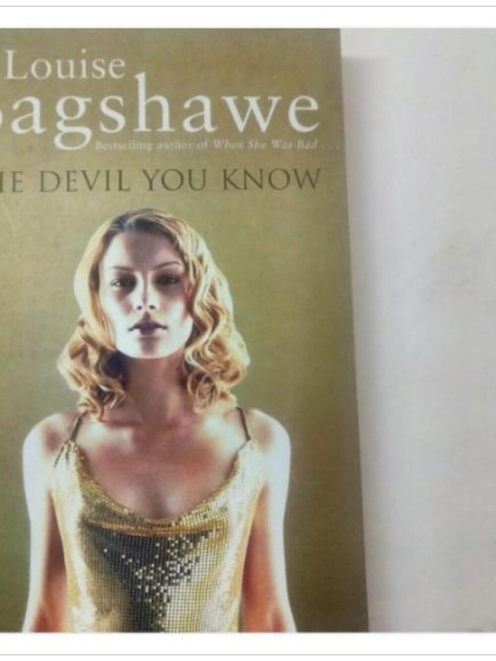 The Devil You Know Bestselling Fiction Novel Orion Books 1st 2003 PB